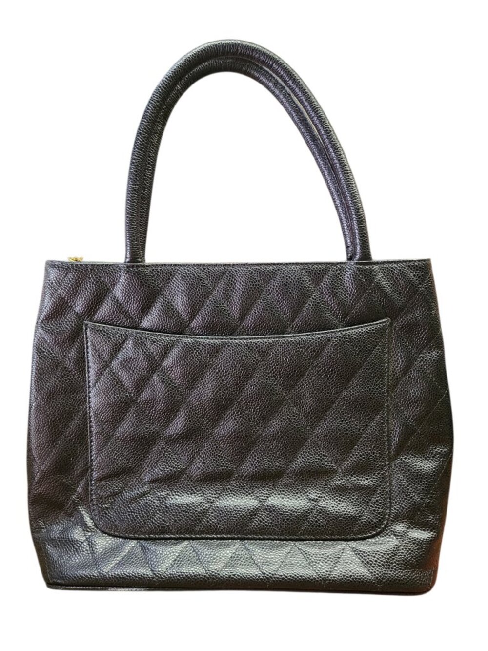 CHANEL Quilted Black Tote Purse - Picture 3 of 10